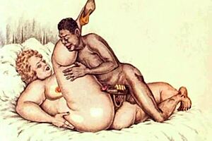 vintage erotic drawings bring retro charm to life