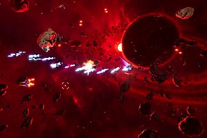 in subverse, the hot robot slut gives a blowjob in space