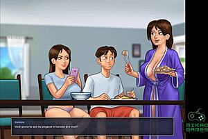 Summertime saga ends with hot trans action and monster cock