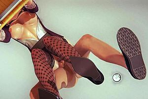 Emily gets hard sex in hentai.