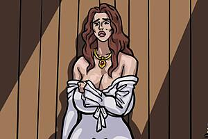 Huge cock vampire isiah maxwell fucks his submissive servant with fucking cartoon huge monster big cock cock anime submissive cleaning lady hentai