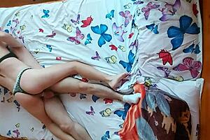 Big tits and hard cock in hot action from above
