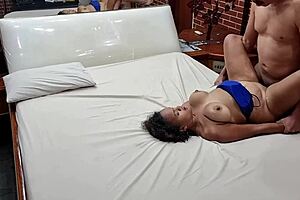 behind the scenes, slutty mimi pimentinha's first porn, licking ass and getting cum