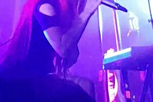 lights up the scene in sexy video shorts