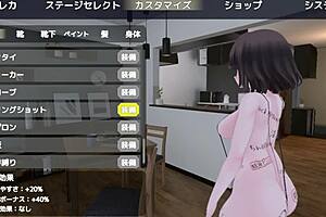 Serika sneaks OUTDOOR in a NAKED COAT for secret MASTURBATION.