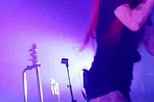 lights up the scene in sexy video shorts