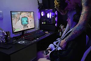 Otaku Whore Gets Fucked Hard While Playing Fortnite