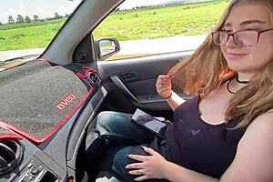 A young woman who got stranded on the side of the road accepts a ride from a kind couple