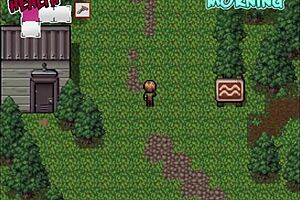 Rescuing Two Busty MILFs from Zombie Horde in Hentai Game Part 3