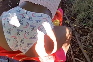 met this hot latina for outdoor sex and cum in public