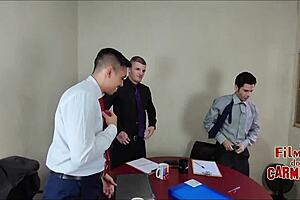 milf sucked everyone during sofa test?