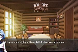 In the witch's sexual prison, the gameplay unfolds with hentai elements in episode 11