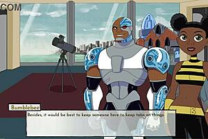 18titans episode 46 features raven intensely