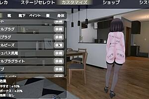 Serika sneaks OUTDOOR in a NAKED COAT for secret MASTURBATION.