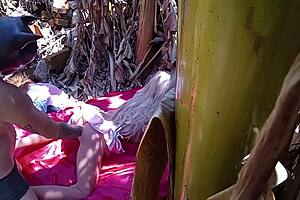 Latina Fuck Doll Plays With Dildo In Outdoor Anal