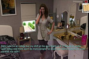 A wife and stepmother, both 48 years old, in an erotic story