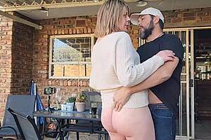 Petite wife's outdoor escapade leads to mutual climax
