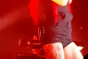 lights up the scene in sexy video shorts