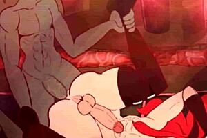 Demon Battles Devil Lynn in Wild Animated Clash