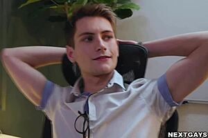 Tony Genius and Trevor Harris Fuck at the Office!