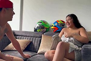 Hey, wanna see what happened when my towel dropped?