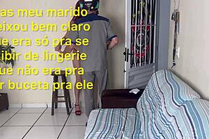 Marido Pede Pra Esposa Receber Entregador Só De Calcinha
