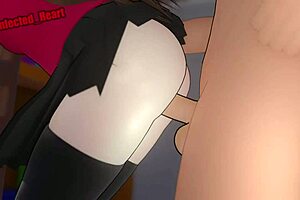 Rin Tohsaka's Shorts Tease Blowjob and Ass