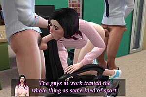 Hot wife has an affair in front of her husband - part 4 - ddsims