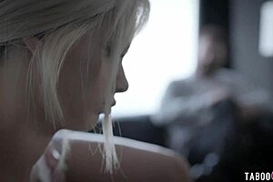 I saw the foster couple take in the shy blonde teen and fuck her