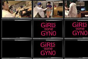 Aria Nicole's gyno exam in latex gloves and speculum