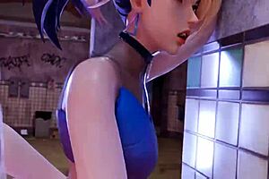 check out this rough hentai threesome compilation