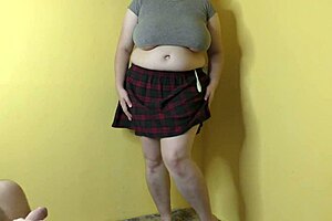 Big boobed MILF dominates and milks nerdy cock