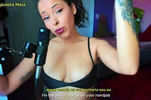 Brasiliera Gostosa Espuleta Maia Guides Your Daily Handjob