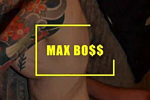 Beautiful Latina redhead Jadi Bunny in a passionate 1 on 1 sex scene with Max Boss