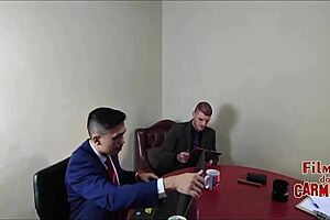 milf sucked everyone during sofa test?