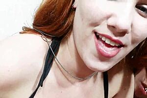 Boquete duplo da namoradinha e da esposa impossivel n�o gozar com tanta provoca��o