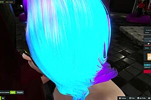 One night in club with dancing