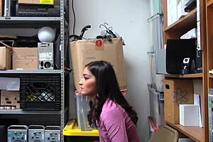 Emily Willis Acts Shy with Mall Cop Encounter