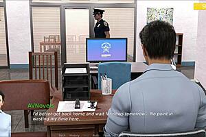 Beautiful woman with perfect body in 3D game