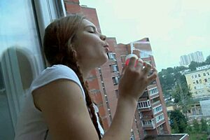 Beauty Teen 18+ Relaxing At Bed