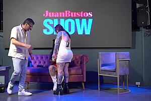 Curvy Brunette Lalucero Swallows Dick On Christmas Special Under Dominatrix Orders