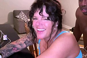 Holee Huntress's big black cock encounter with her husband's friend