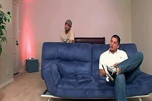 Blonde Mom Threesome Action