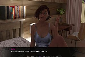 Dominatrix conducts intimate gyno exam on submissive cock