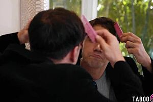 Young Guy Exclaims, Wow, Five Huge-Boobed Blonde Milfs Are Gangbanging Me! In Reverse Action