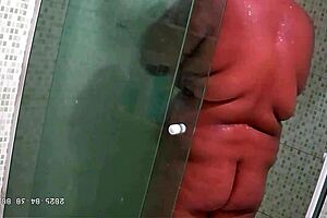 MILF stepmom caught on hidden camera in homemade video