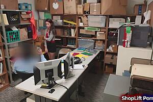 Redhead Burglar Gets Pussy Rammed By Office LP Officer