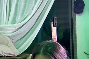 the sister-in-law got covered in cum during the amateur session