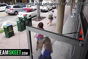 cute mormon girl pays the price for shoplifting nice pink pussy