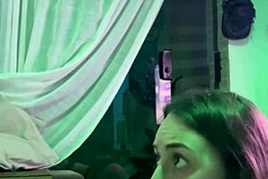 the sister-in-law got covered in cum during the amateur session